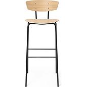 Krzesło barowe Herman 96 cm jasny dąb