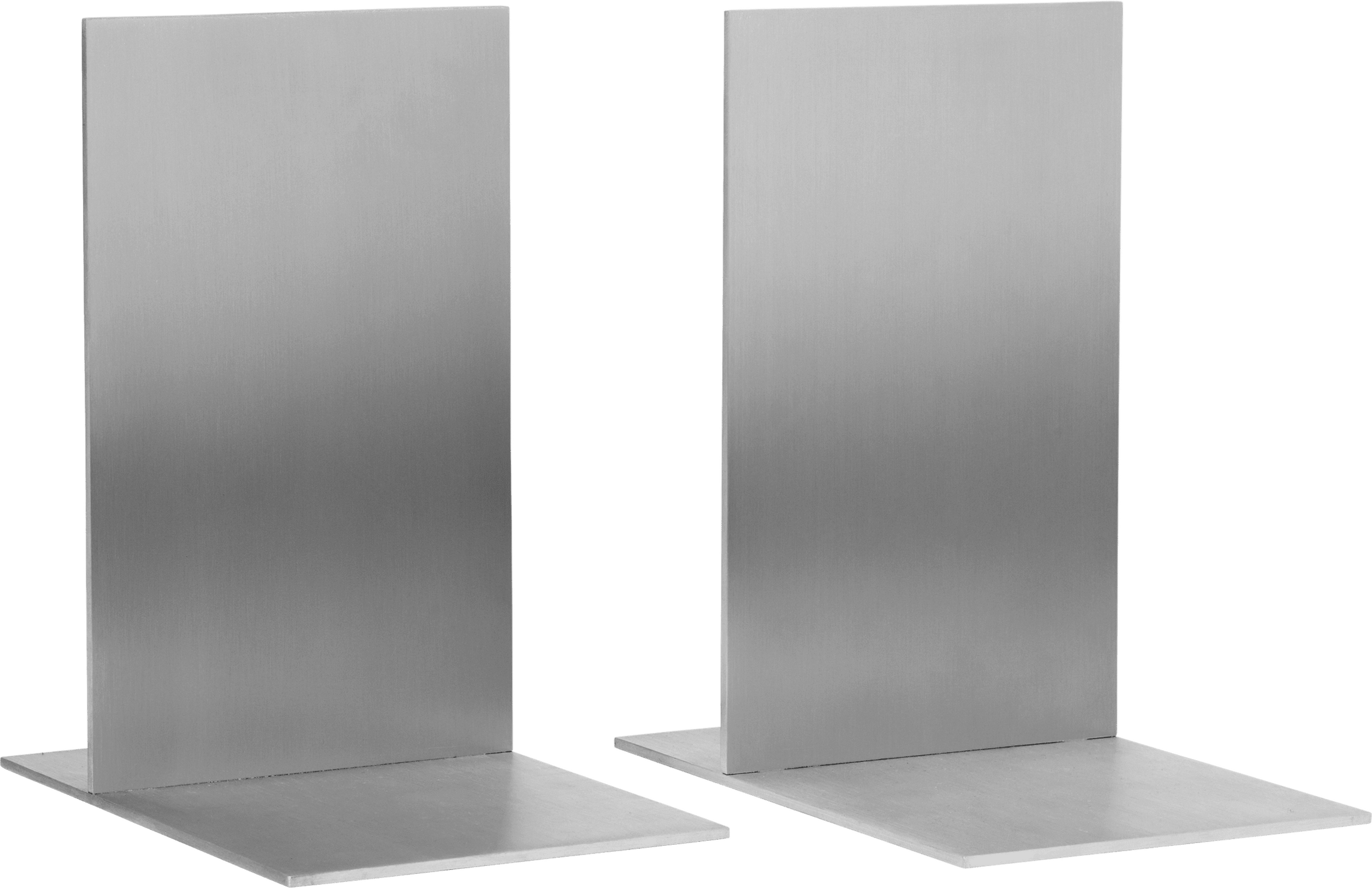 Lager Buchstützen Aluminium, 2 St.