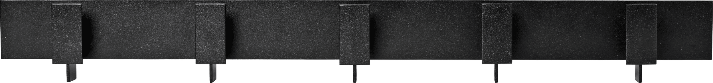 Lager Garderobenleiste 71 cm schwarz