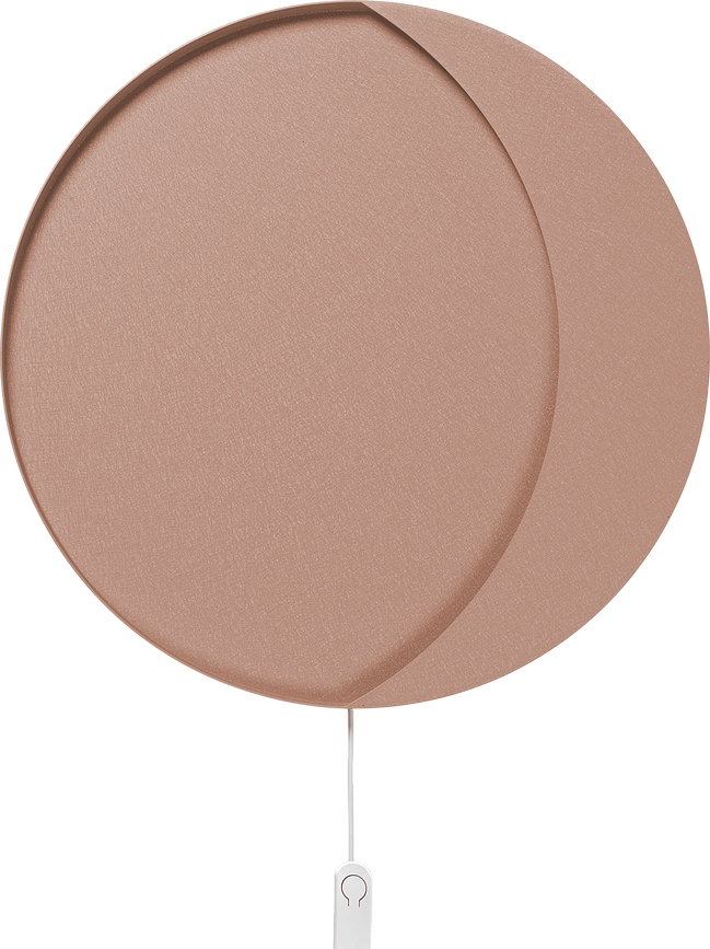 Lampada da parete Neba 45,5 cm, rosa
