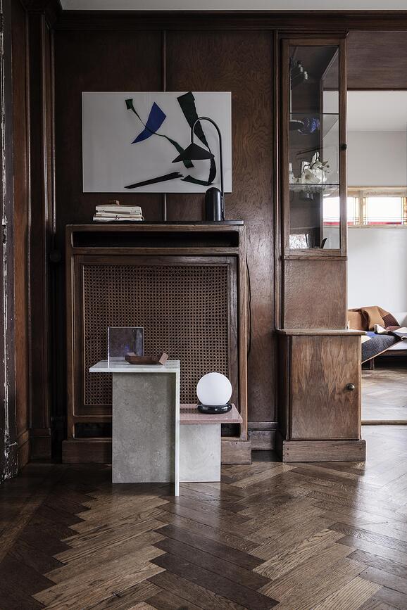 Lámpara de Mesa Arum, crema