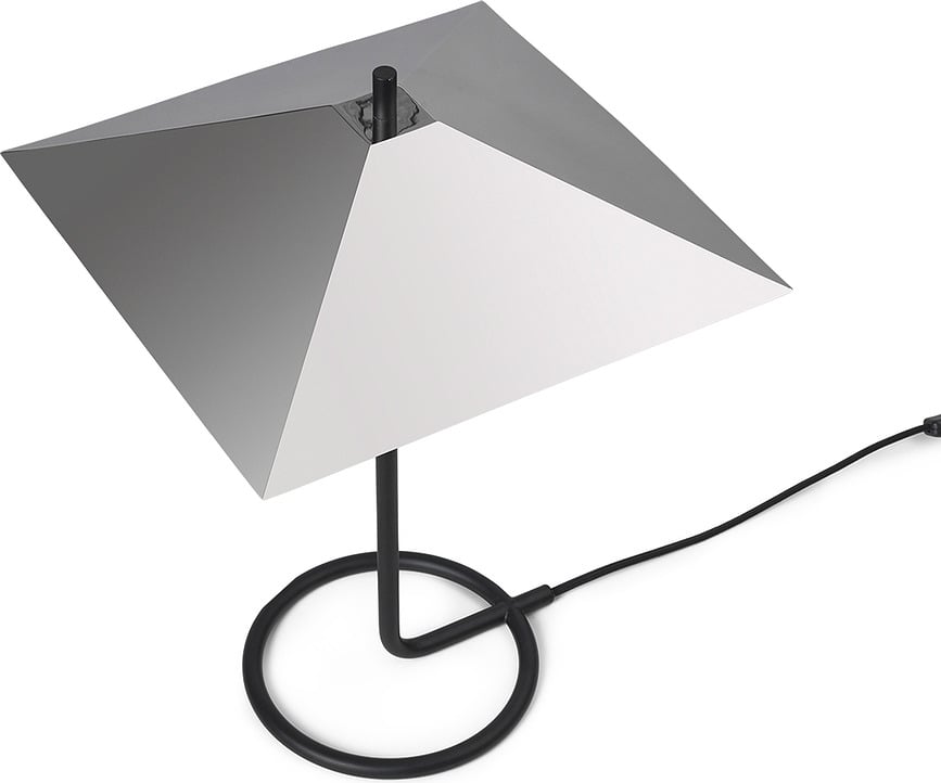 Lámpara de Mesa de acero pulido Filo Square