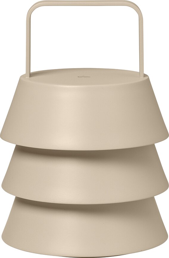 Lámpara de mesa inalámbrica Luver, beige