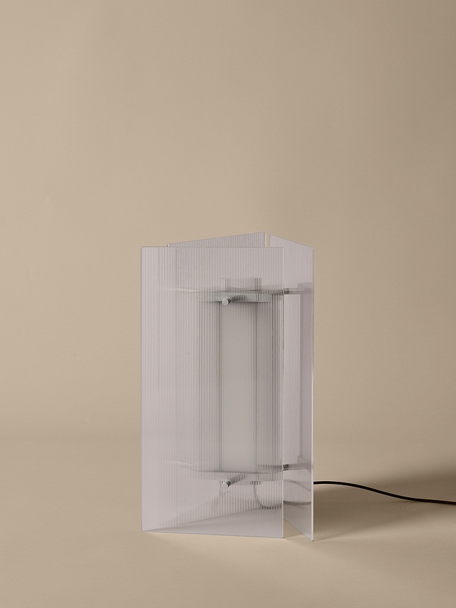 Lámpara de Mesa Oeste, transparente