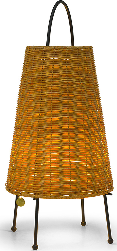 Lámpara de mesa trenzada Porti