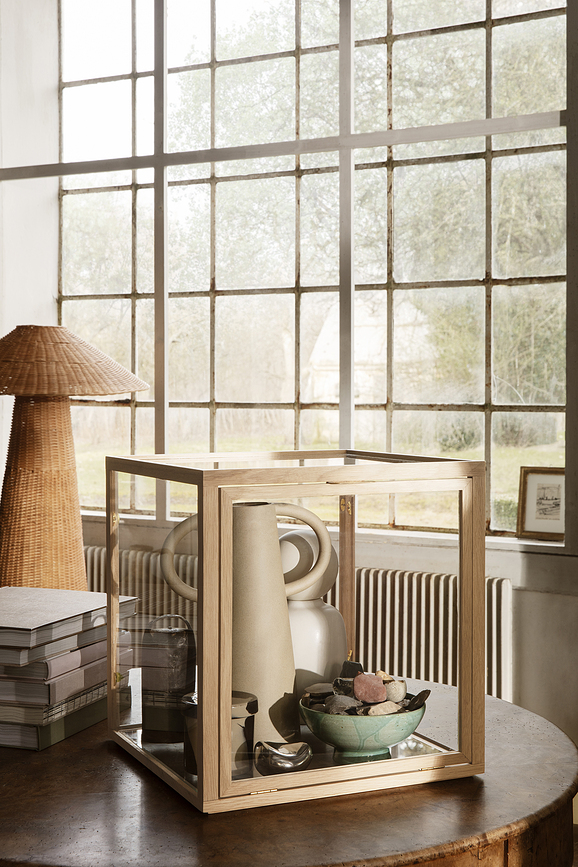 Lámpara de Pie de ratán Dou