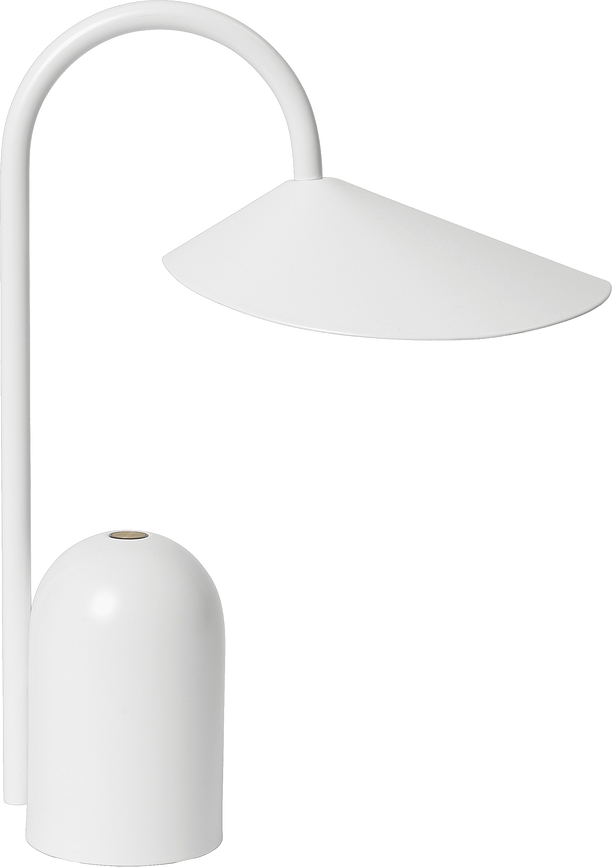 Lámpara inalámbrica Arum, blanca