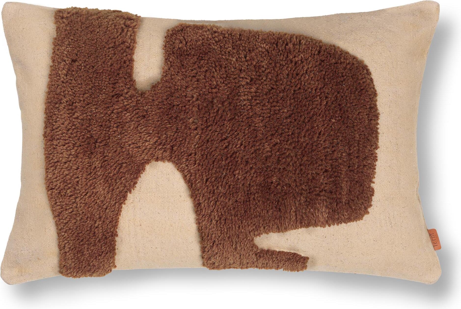 Lay Dekoratives Kissen 40 x 60 cm braun