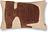 Lay Dekoratives Kissen 40 x 60 cm braun