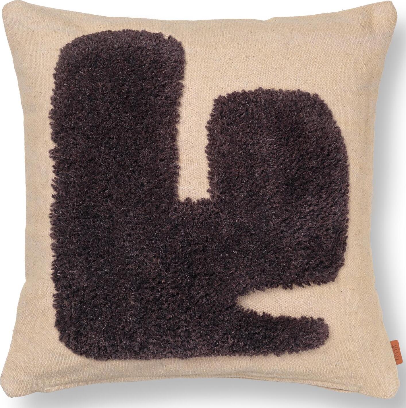 Lay Dekoratives Kissen 50 x 50 cm braun