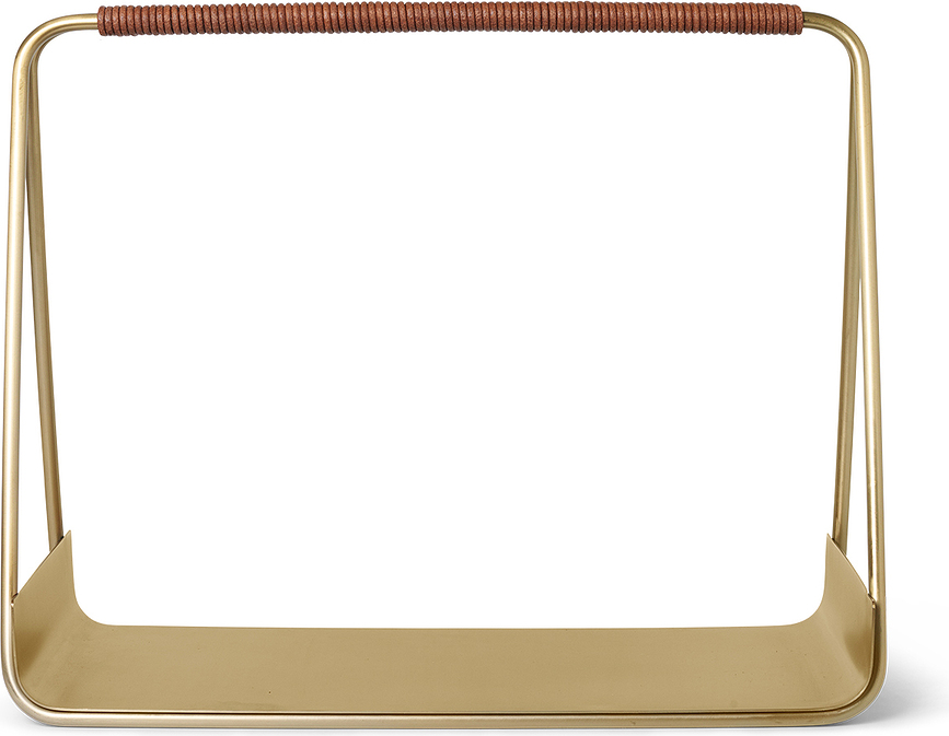 Leñero de metal Port, negro