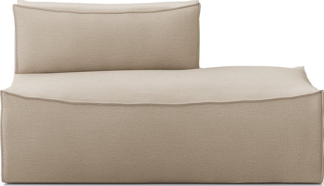 Leżanka lewostronna Catena Rich Linen 150 cm beżowa