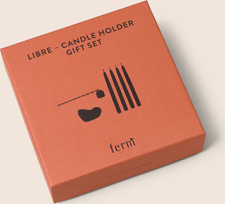 Libre Svijećnjak s gasilom i svijećama Set od 6 dijelova