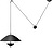 Lod Taklampa, svart