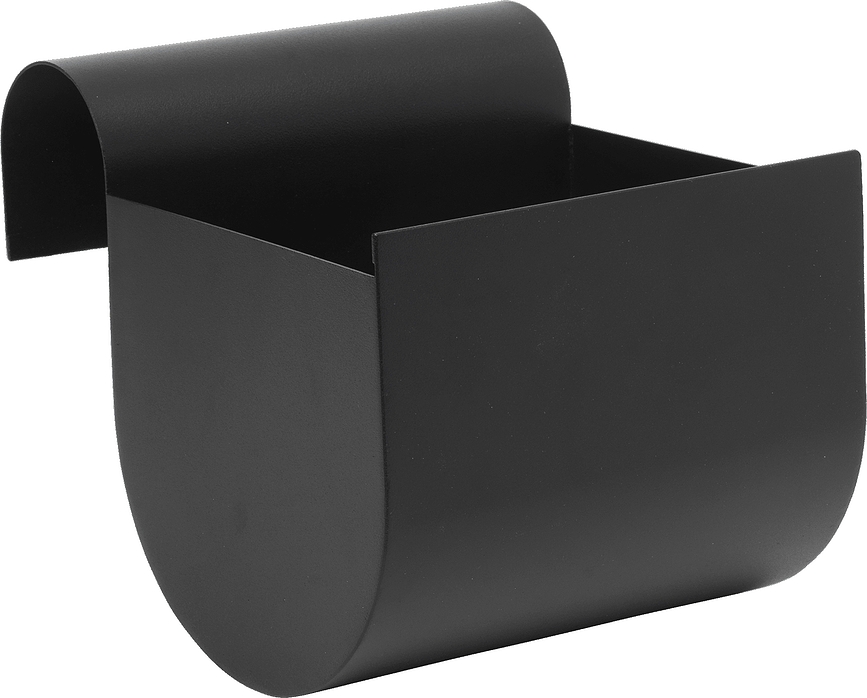 Macetero colgante Uma, 20 cm, negro