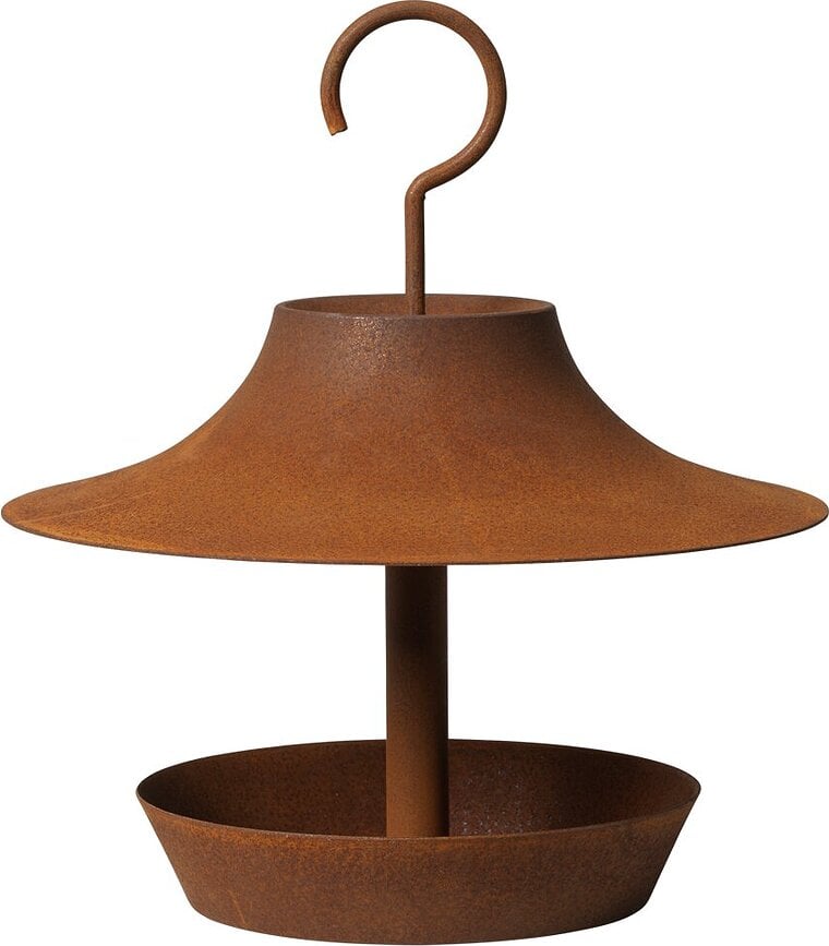 Mangeoire à oiseaux Cortivo 100 cm, brun rouille