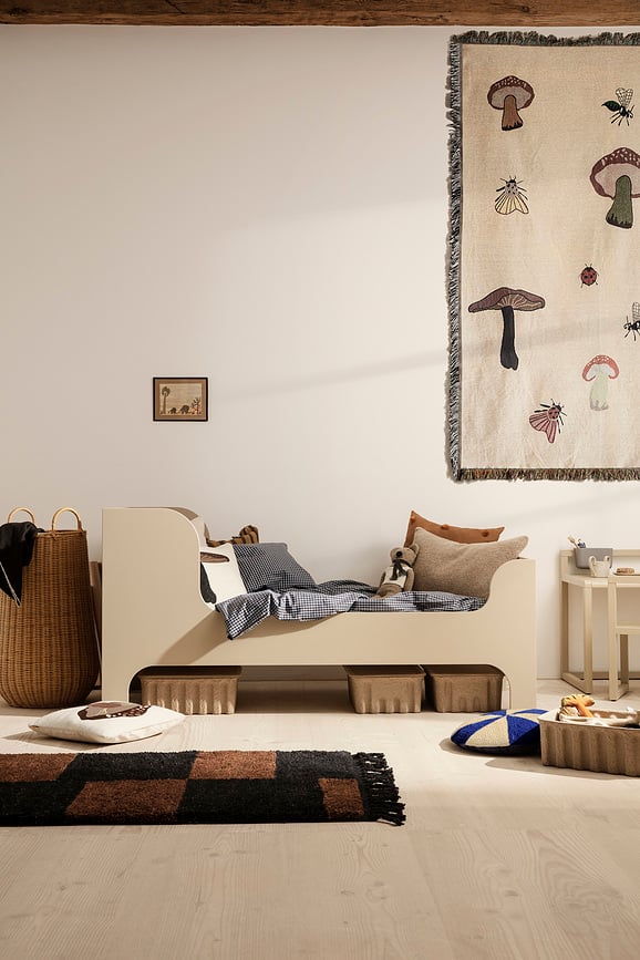 Manta infantil bordada Forest, 120 x 170 cm