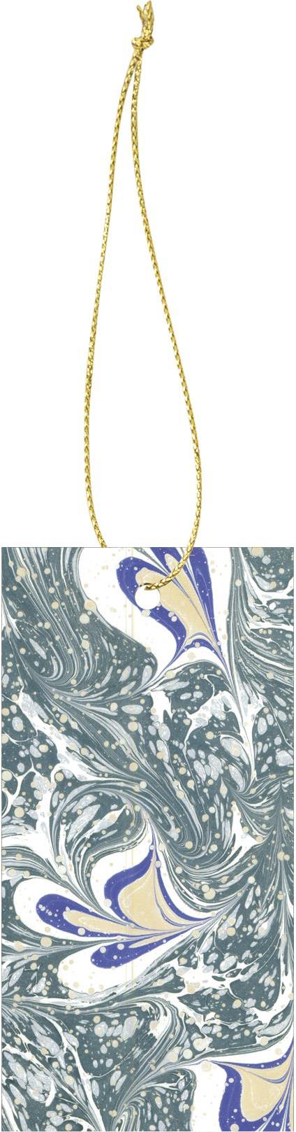 Marbling Geschenkkarten grau 6 St.