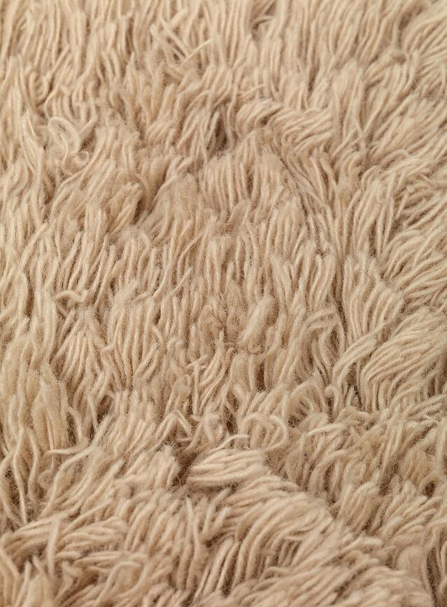 Meadow Coussin décoratif à poils longs, 50 cm