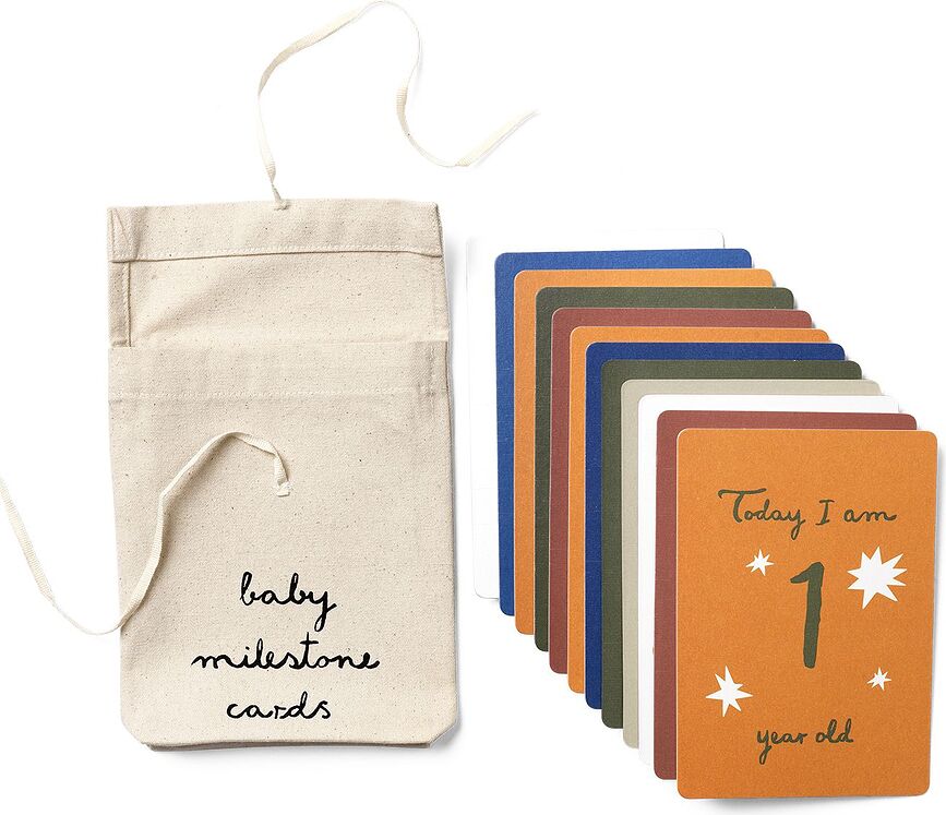 Milestone Cartes Étapes, avec pochette, Set 13 pièces