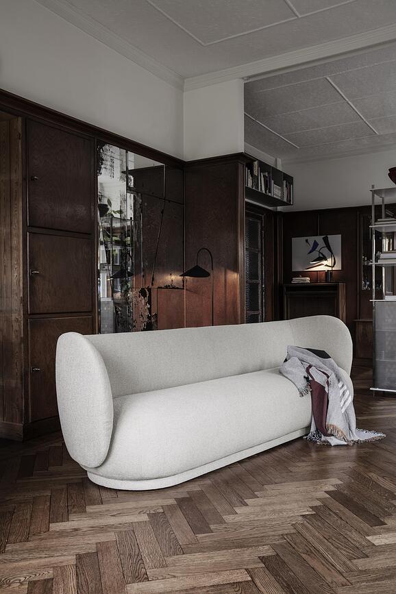 Mirage Plaid 120 x 170 cm, sable, en coton