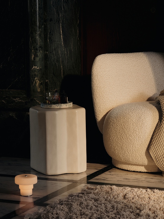 Mist Δίσκος Διακοσμητικός στρογγυλός, 20 εκ., καφέ