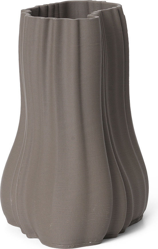 Moire Βάζο, 20 cm, ανθρακί