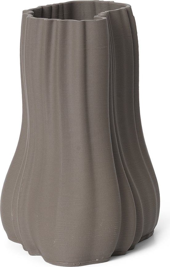 Moire Vaza, 20 cm, antracitna