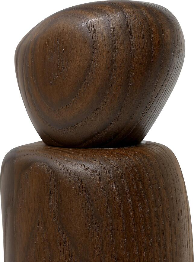 Molinillo para sal o pimienta Pebble, marrón oscuro