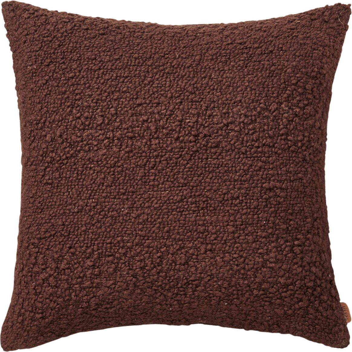 Moor Dekoratives Kissen 50 x 50 cm dunkelbraun