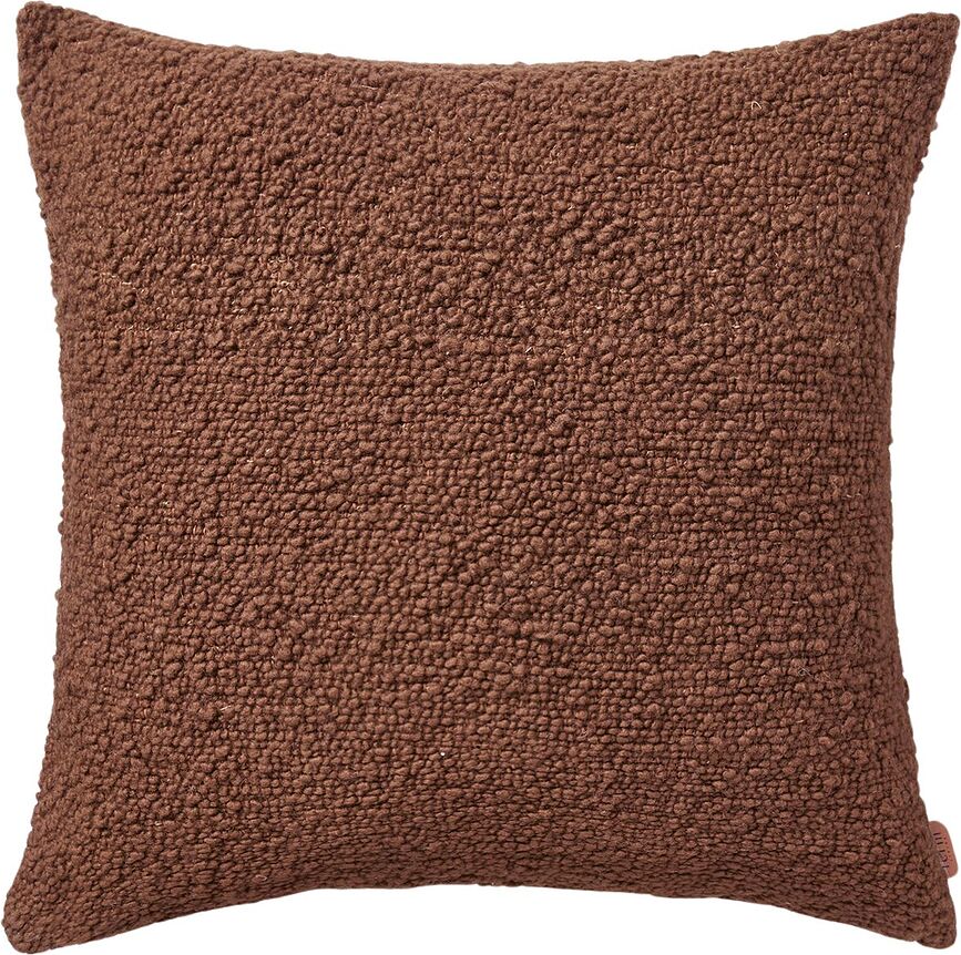 Moor Housse de Coussin décorative, 50 x 50 cm, marron