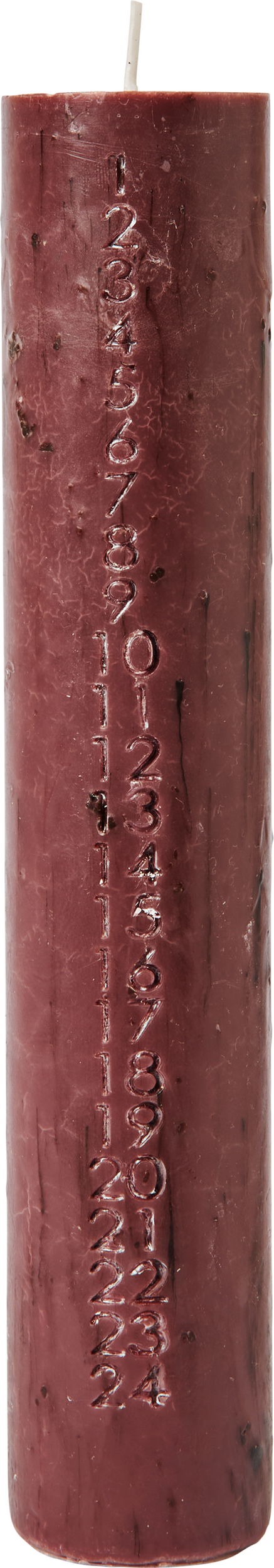 Mura Adventskerze, bordeauxrot