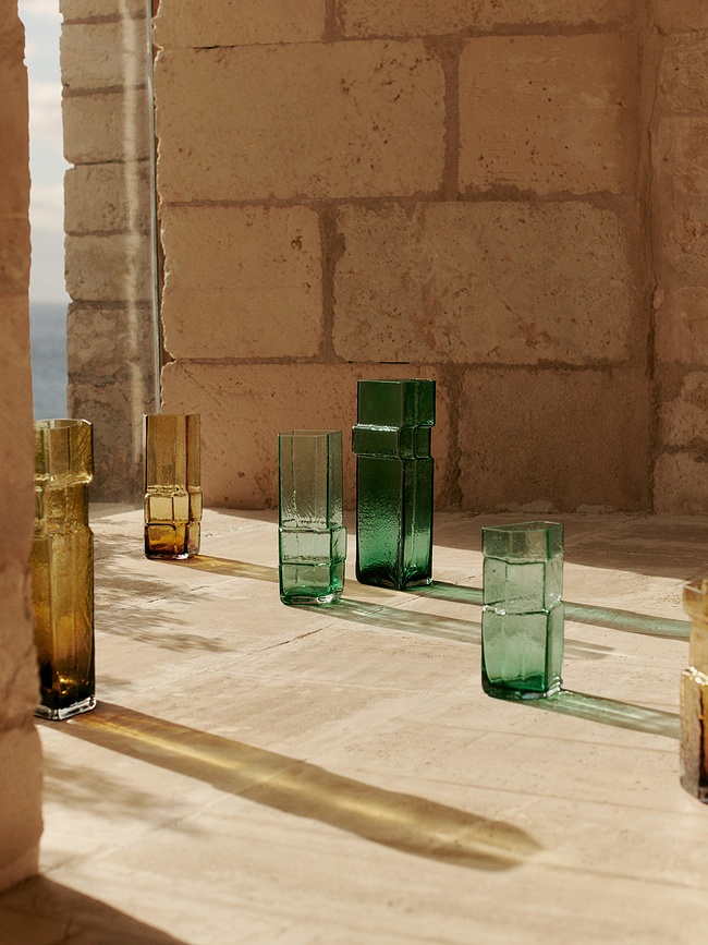 Muro Βάζο ανακυκλωμένο, 30 εκ., πράσινο