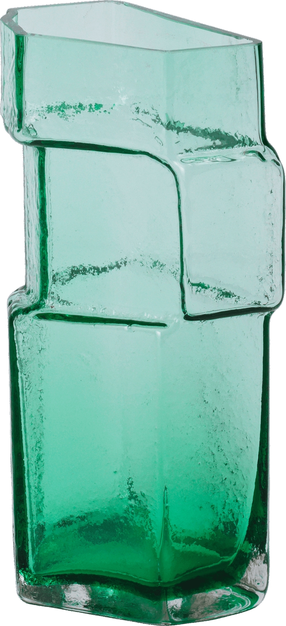 Muro Vase 23 cm grün recycelt