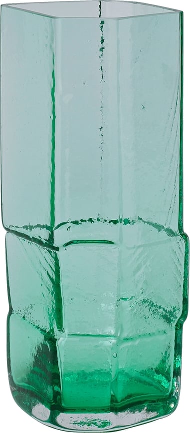Muro Vaza, 30 cm, zelena, iz recikliranega stekla