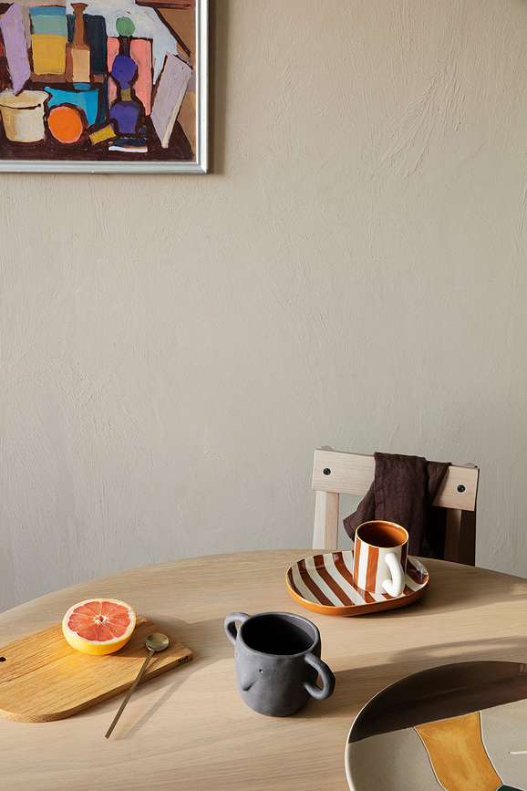 Mus Okrasni lonec, 15 cm, temno siv