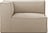 Narożnik lewostronny Catena Rich Linen 120 cm beżowy