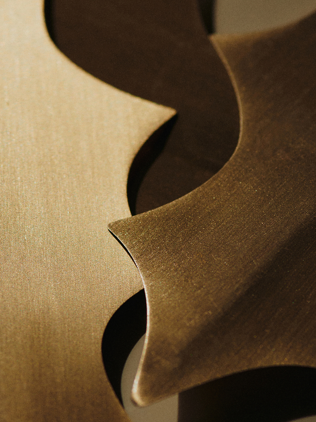 Oak Leaf Στολίδια Δέντρου, ορειχάλκινα, 4 τμχ