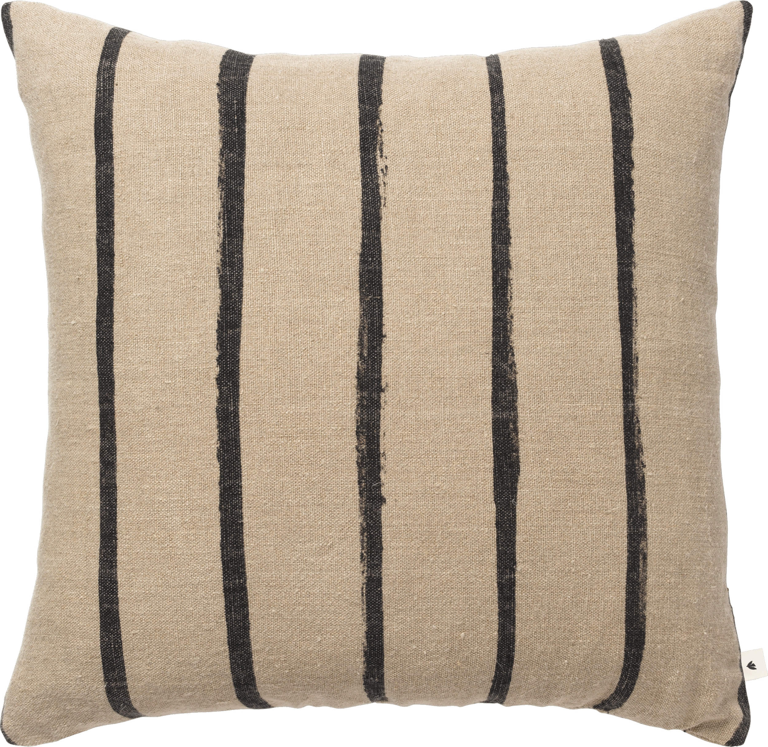 Oleo Dekoratives Kissen 50 x 50 cm gestreift beige-schwarz
