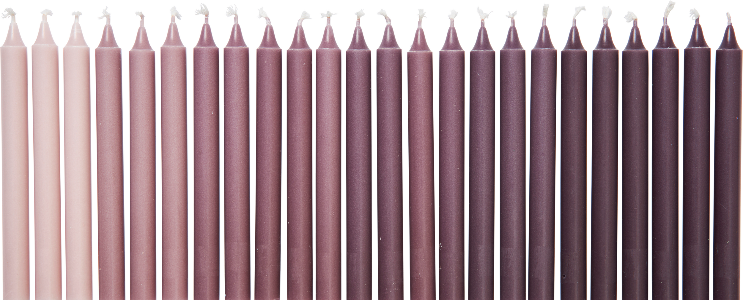 Ombre Kerzen, Rosatöne, 24 St.