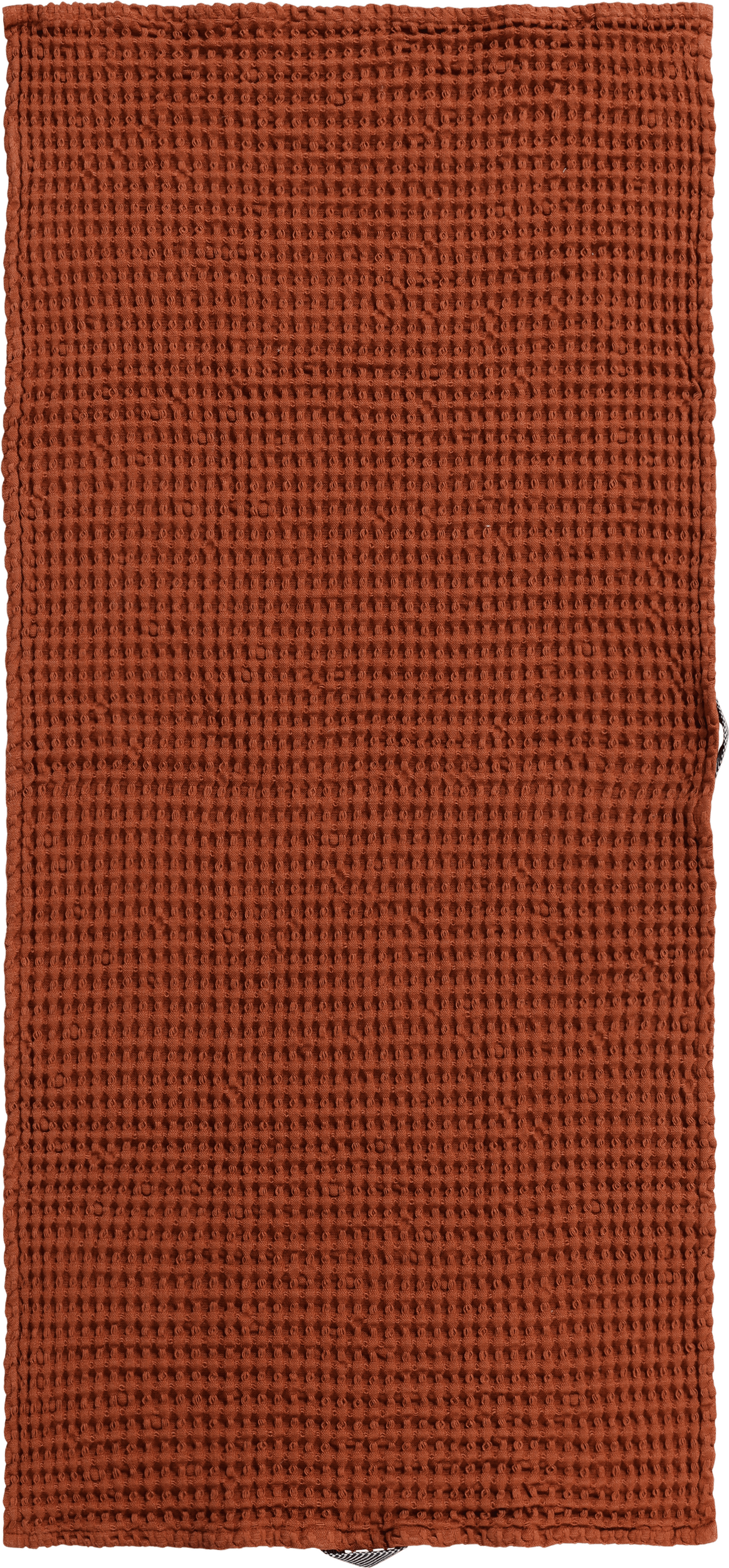 Organic Handtuch 50 x 100 cm rot-braun