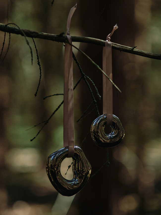 Orrith Božični okraski, srebrni, 2 kosa