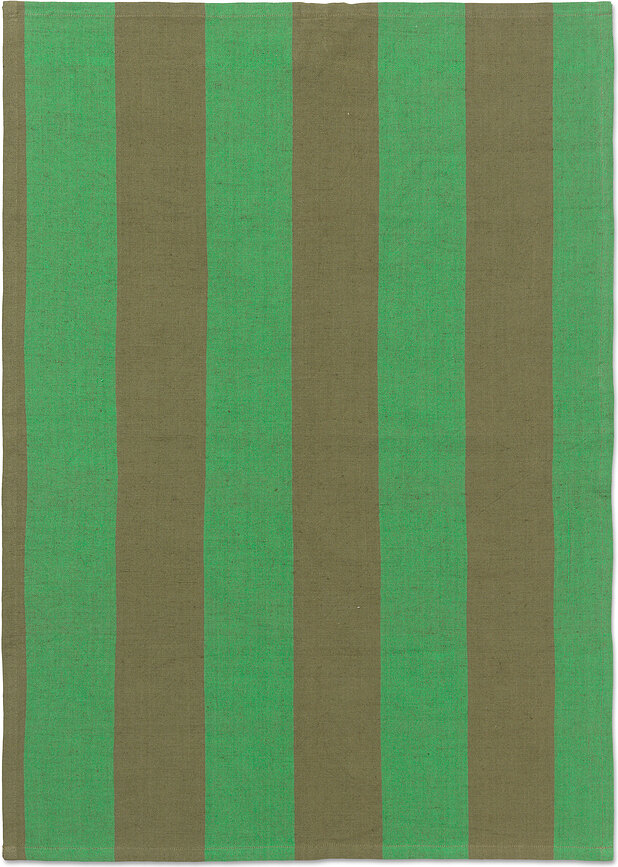Paño de cocina Hale, a rayas, verde