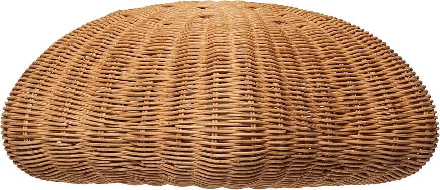 Pantalla de lámpara colgante Rivan de ratán