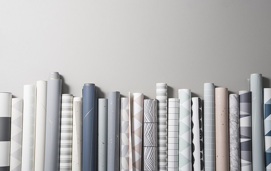 Papel Pintado Confetti, gris