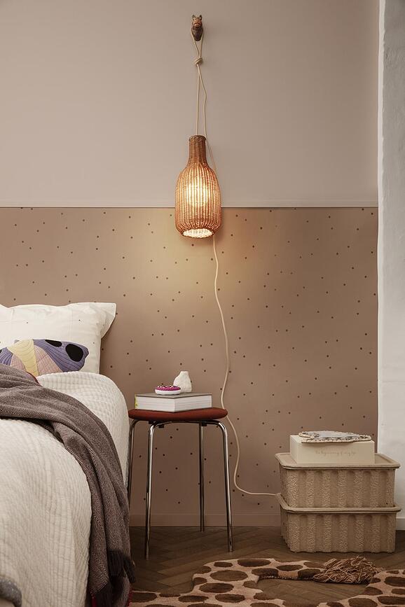 Papel Pintado Dot, crema