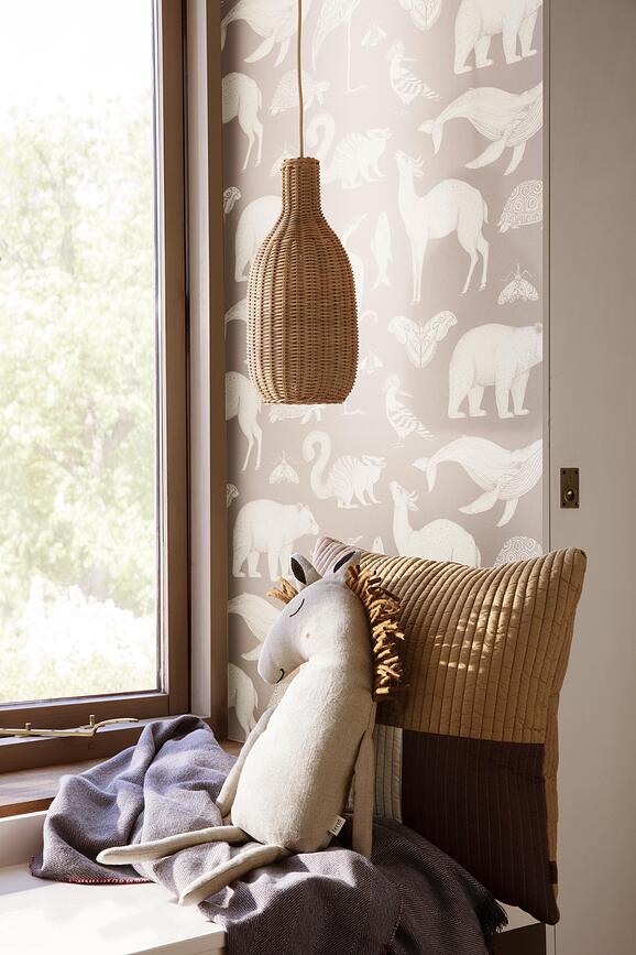 Papel Pintado Katie Scott Animals, crema