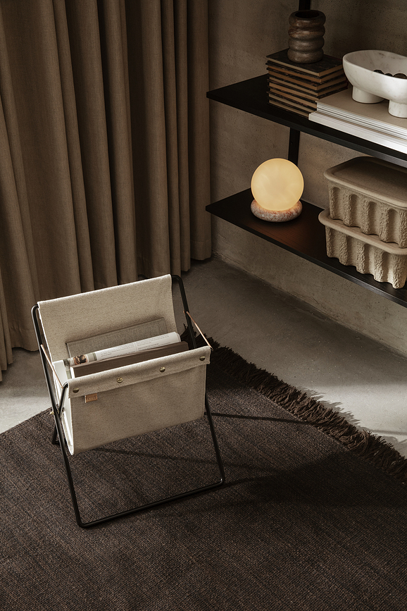 Paper Pulp Boîtes de Rangement, beige, Lot de 2