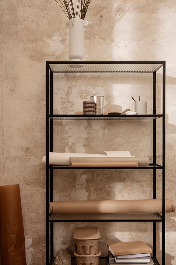 Paper Pulp Kutije za Pohranu bež 2 kom.