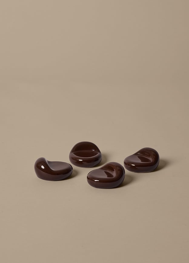 Patas para maceta Nube, plateadas, 4 unidades